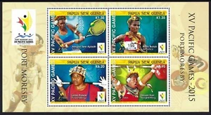 2015 Papua New Guinea - XV Pacific Games - Sheetlet of 4 - MNH - Picture 1 of 1