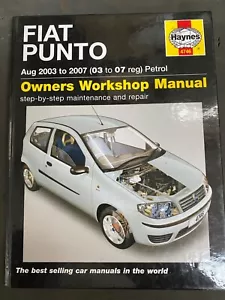 Haynes Workshop Manual 4746 Fiat Punto 2003-2007 Petrol models - Picture 1 of 3