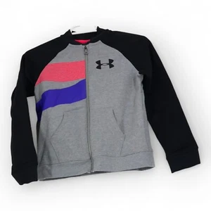 Under Armour Youth Rival Bomber Full Zip Jacket Size Medium - Picture 1 of 3