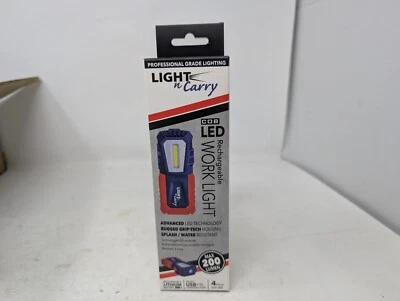 Clore Automotive Light-N-Carry LNC1241 LED COB Work Light, 200lm Max Output (CS)