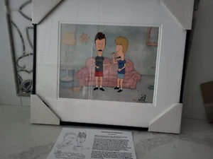 BEAVIS AND BUTT-HEAD "AIR GUITAR" (1994) Cel 130/300 Limited Edition - Framed - Picture 1 of 17