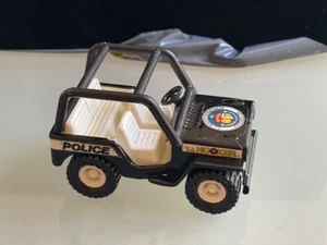 Vintage Buddy L T.J. Hooker TV Show Police Jeep Pressed Steel Truck 1980's 4.25" - Picture 1 of 6