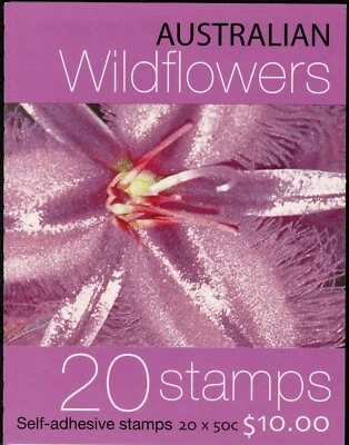 2005 Australian Wildflowers 20 Stamps Booklet - Barcode Philatelic. MNH. - Image 1 of 4