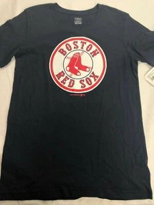MLB Boston Red Sox Boys' Logo Shirt - Blue - NWT - C373 - Picture 1 of 2