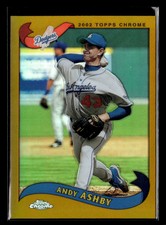 2002 Topps Chrome Gold Refractor #222 Andy Ashby Dodgers