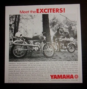 1968 Yamaha Trailmaster Advertisement Los Angeles, CA - Picture 1 of 1