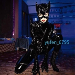 New Ver. Batman Catwoman Cosplay Costume Selina Kyle Outfit Jumpsuit Halloween - Picture 1 of 12