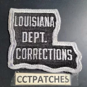 LOUISIANA DEPARTMENT OF CORRECTIONS (WEISS/GRAU) SCHULTERAUFNÄHER LA - Bild 1 von 2