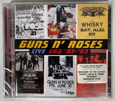 GUNS N' ROSES Live Era '87-'93 CD NEW & SEALED 1999 - Imagem 1 de 2