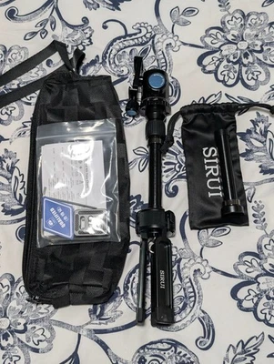 Sirui 3T-35K Table Top Mini Tripod Ball, Aluminum, Black, Compact Portable - Image 1 of 3