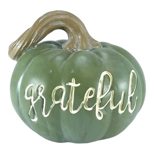 Green Grateful Harvest Kürbis Figur 4,75 cm groß - Bild 1 von 4