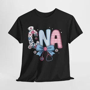 Camiseta Preppy CNA Enfermera Coqueta, Camisa Unisex para Profesionales Médicos, Linda - Imagen 1 de 15