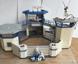 Playmobil 6872  Police Headquarters Prison Set With Instructions - Not Complete - Picture 1 of 14