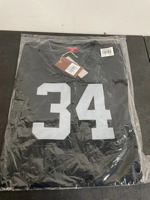 Camiseta legada Mitchell & Ness Los Angeles Raiders Bo Jackson #34 preta 1988 2XL - Imagem 1 de 4