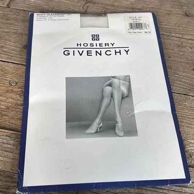 Medias Givenchy Body Gleamers Talla C Cristal Vintage Brillante Ultra Transparente Foto 1 de 4