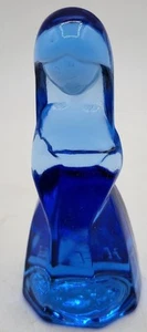 Mosser Glass Jenny Doll Vi Hunter Azure Blue 1980 4.25” Figure - Picture 1 of 6