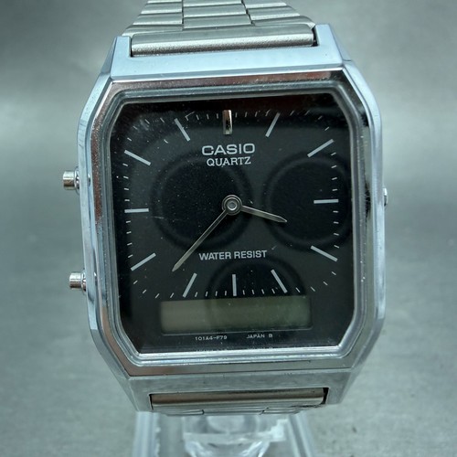 Casio MTP-B195L-1AVDF Analog Watch | Black Dial | Leather Strap