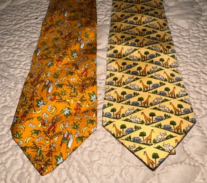 Salvatore Ferragamo Krawatte Herren Seide Hergestellt in Italien Authentisch Menge 2 - Bild 1 von 16