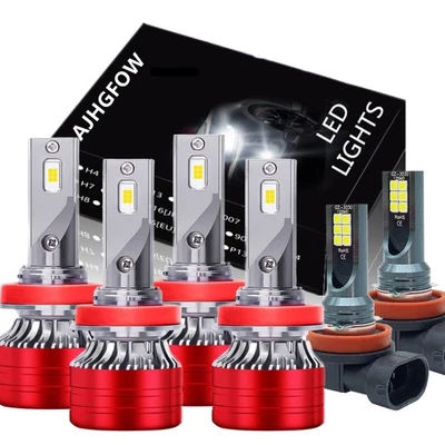 For Freightliner Cascadia Truck 2008-2021 6x LED Headlight Hi-Low Fog Light Bulb - Image 1 of 4