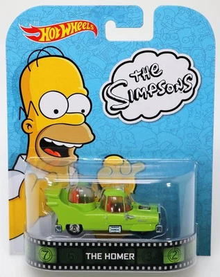 Entretenimiento retro Hot Wheels The Homer The Simpsons - BDV00 NRFP verde 1:64 Foto 1 de 4