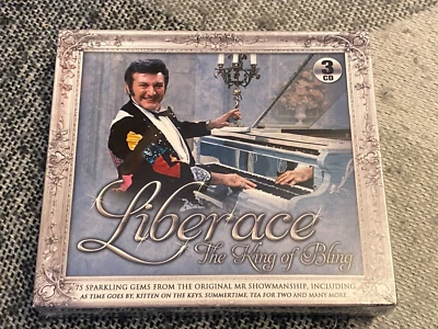 Liberace - The King of Bling x 3 CD BOX SET  BRAND NEW & SEALED - Image 1 of 2