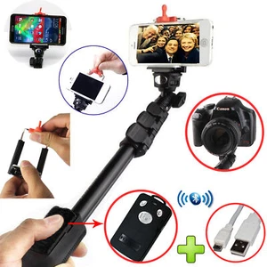 Selfie Stick Heavy Duty Monopod + Bluetooth Wireless Remote for All LG Phones - Picture 1 of 12