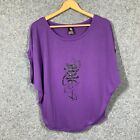 Off The Role Womens Purple Top Size Xs 6/8