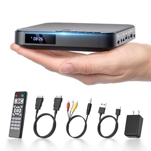 Mini Lettore DVD HDMI, 1080P HD Piccolo Lettore DVD Compatto per Smart TV - Foto 1 di 9