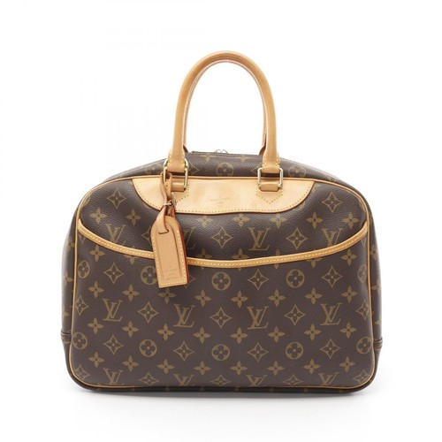 LOUIS VUITTON（LV） Borsa a mano Louis Vuitton Deauville Bowling Vanity M47270 monogramma marrone usata donna