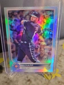 2022 Topps Series 1 Ian Happ #143 Rainbow Foil Chicago Cubs 