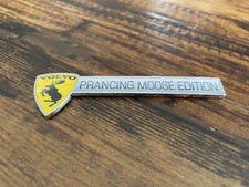 ALL NEW GENUINE Discontinued Prancing Moose Edition VOLVO 4” Hard Chrome Emblem
