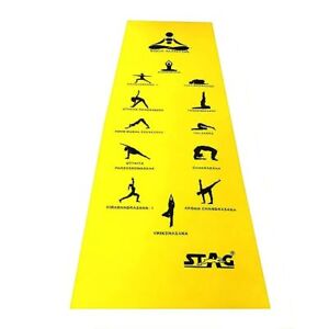 Stag Yoga Mantra Asana Mat with Bag (Yellow) (Size 6 mm) + Free Shipping