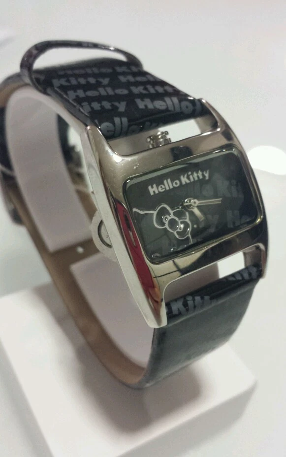 OROLOGIO POLSO HELLO KITTY DONNA / BAMBINA NERO re€ 69,00 NUOVO  - Immagine 1 di 1