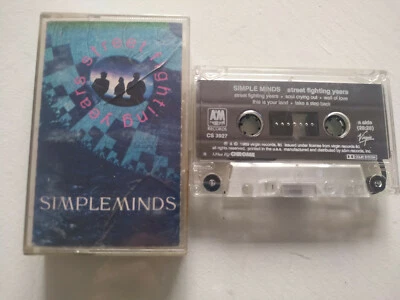 SIMPLE MINDS Street Fighting Years A&M 1989 - Cinta Tape Cassette Am - Image 1 of 4