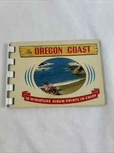 Oregon Coast Photo Booklet 10 Miniature Album Prints In Color Mirro-krome - Picture 1 of 6
