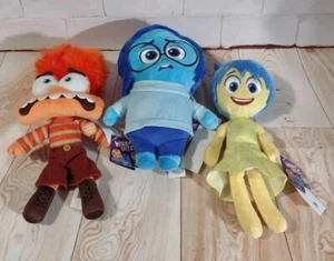 Inside Out 2 Movie Anxiety Joy Sadness Talking Plush Dolls 8-9" Set 3 NEW 2024 - Picture 1 of 3