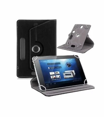 360° Folio Leather Case Cover For Universal Android Tablet PC 7" 8" 9" 10" 10.1" - Image 1 of 4