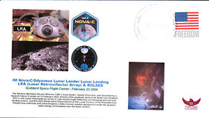 2024 IM Nova-C Odysseus Lunar Landing Goddard SFC LRA Array/ROLSES 22 February