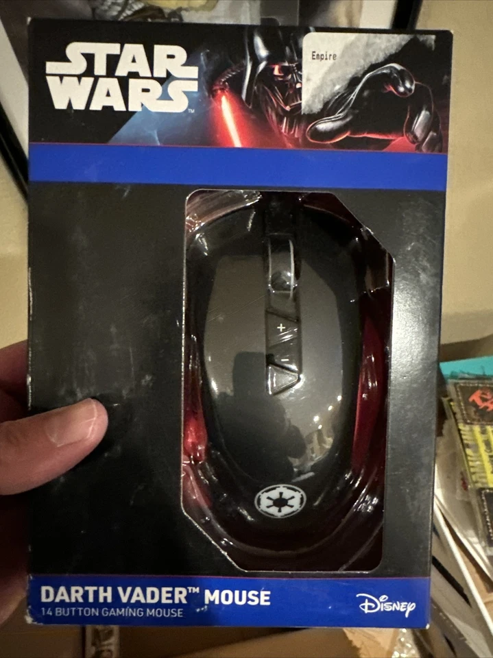 Star Wars Darth Vader 14 Button Wired Gaming Mouse NEW - Image 1 of 1
