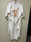 Vintage Dragon Gold Embroidered Silk CHINESE Kimono Robe from CHINA