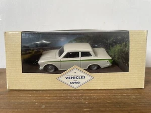 FORD LOTUS CORTINA MK1 - CORGI 98130 White/Green Stripe RARE DIECAST MODEL CAR - Picture 1 of 8