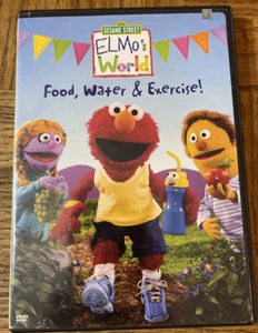 Elmo’s World Food Water And Exercise DVD-RARE-SHIPS N 24 HOURS - Picture 1 of 4