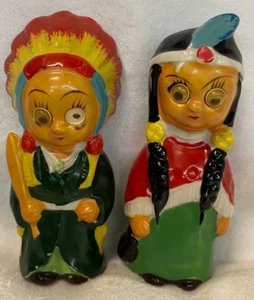 Set of Indian Salt and Pepper Shakers - Picture 1 of 6