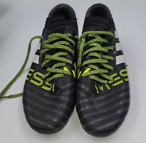 ADIDAS NEMESIS MESSI 17.3 YOUTH CLEATS SIZE 5 BLACK, WHITE, YELLOW - Picture 1 of 4