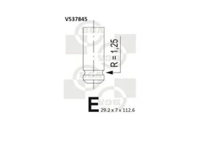VÁLVULA DE MOTOR BGA - V537845 - Imagen 1 de 7