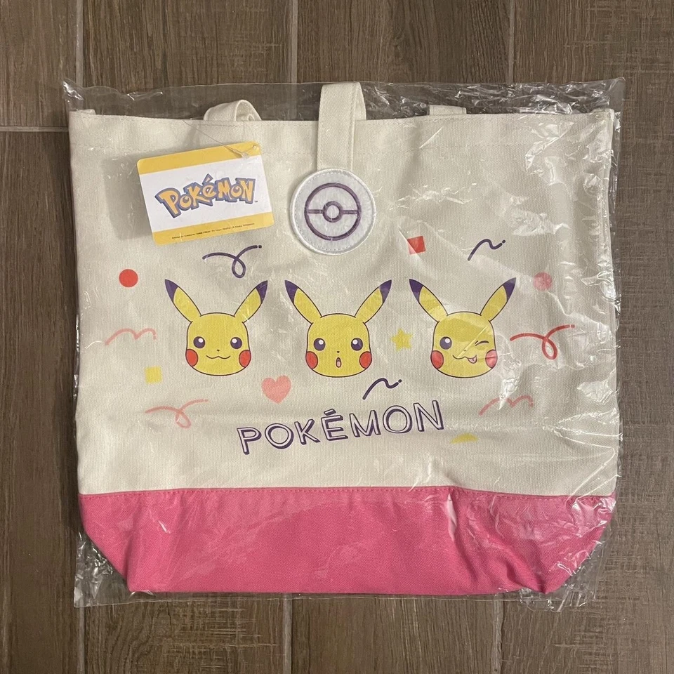 "Bolso de Mano Pokémon Pikachu Rosa Nuevo 15"" x 13""" Foto 1 de 3
