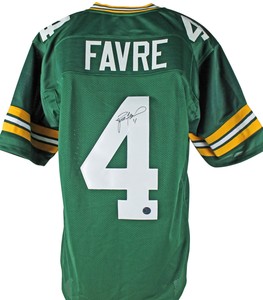 brett favre framed jersey