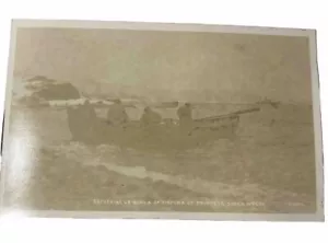 Gathering bodies "Princess Sophia" famous Alaskan shipwreck W. H. Case RPPC - Picture 1 of 6