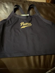 Puma Sports Bra Sz Large Navy NWT - Picture 1 of 6