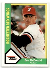 1990 CMC ROCHESTER RED WINGS BEN MCDONALD ROCHESTER RED WINGS #1